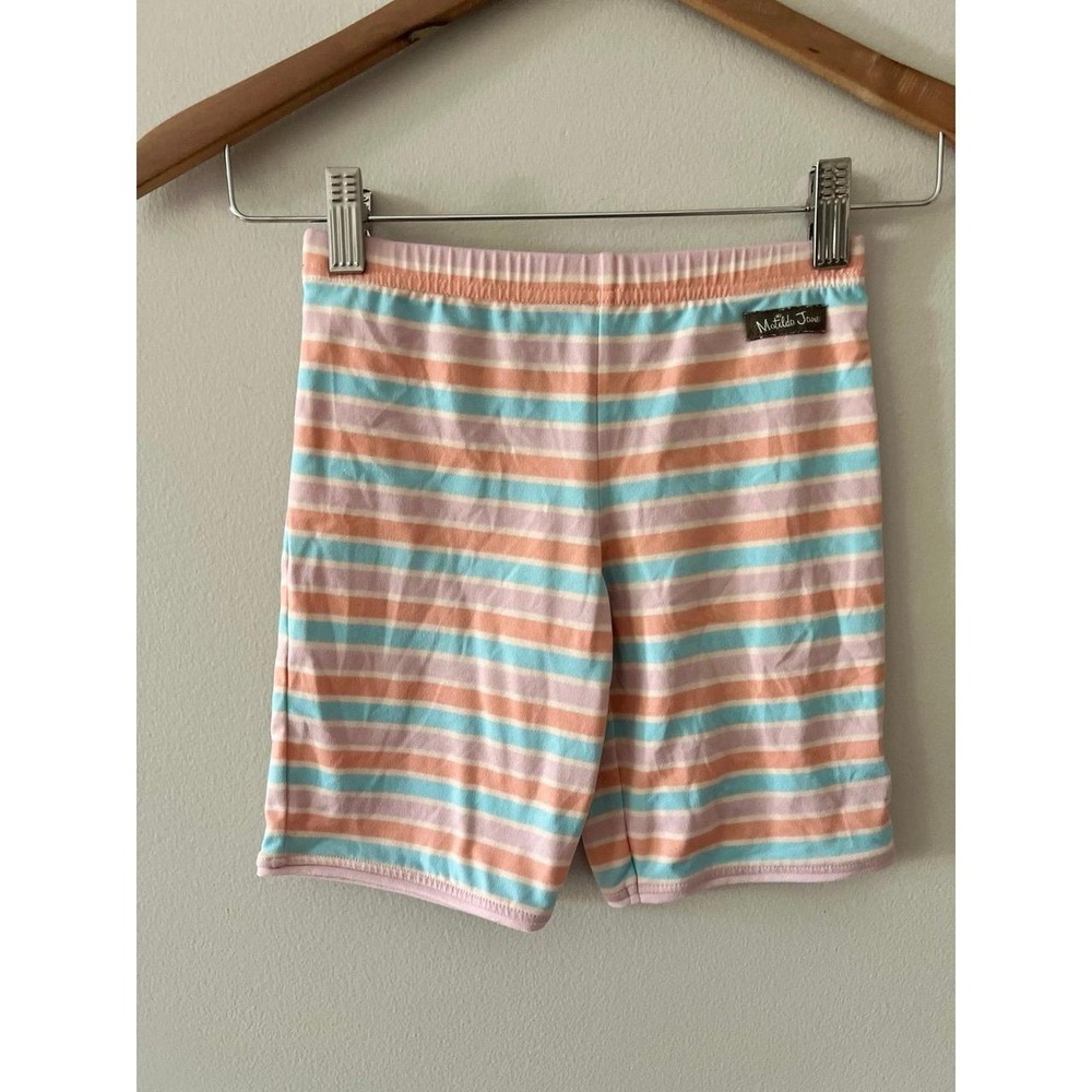 Matilda Jane Girls Striped Bike Shorts Size 8